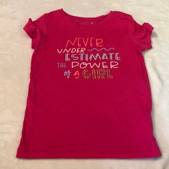2-Piece Girls Graphic T-Shirt Set - Size 6 - Picture 4 of 6